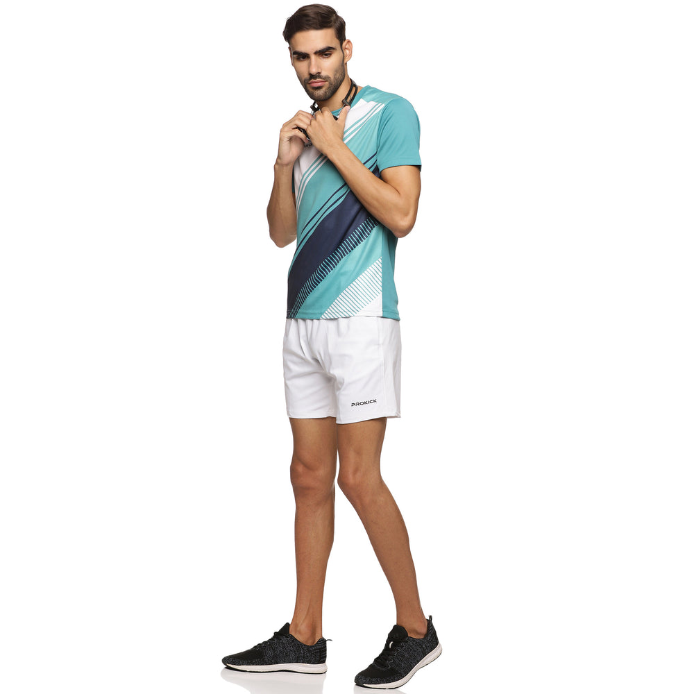 Prokick Lycra Sports Shorts for Men, White - Best Price online Prokicksports.com