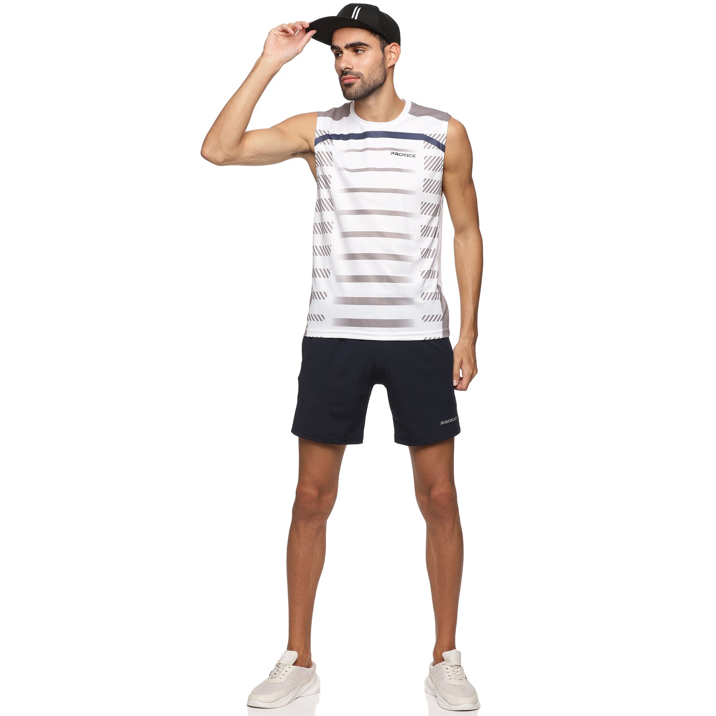 Prokick Round Neck Sleeveless Tank Top - Workout Running Beach Swimming and Sports Wear Tshirt - Best Price online Prokicksports.com