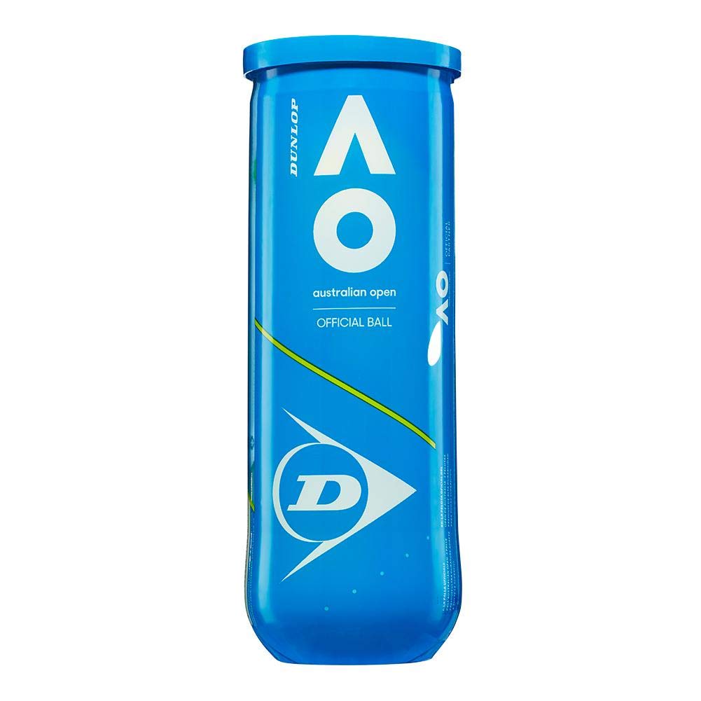 Dunlop Australian Open Tennis Balls Can (1 Can) - Best Price online Prokicksports.com