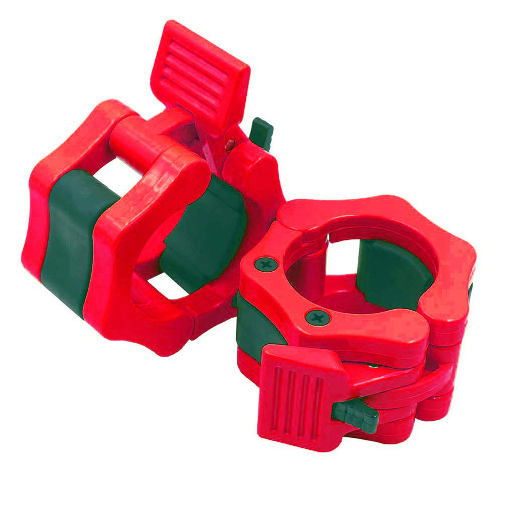 Prokick GA016 Olympic Barbell Rod Collar- Red -1 Pair (2 Pieces) - Best Price online Prokicksports.com
