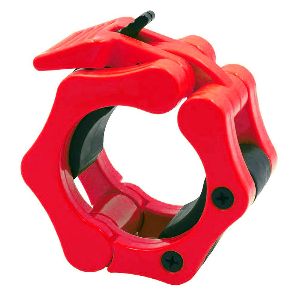 Prokick GA016 Olympic Barbell Rod Collar- Red -1 Pair (2 Pieces) - Best Price online Prokicksports.com