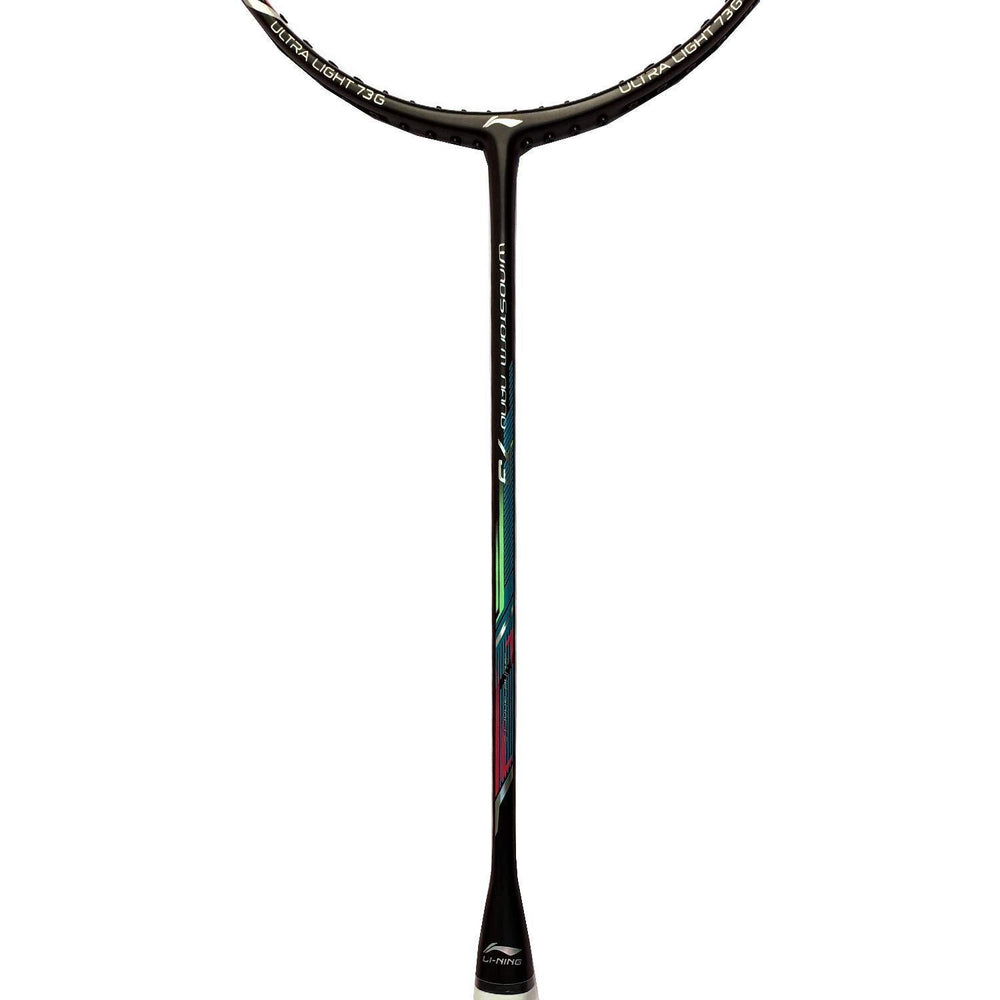 Li-Ning Windstorm Nano 73 Professional Badminton Racquet Unstrung Black - Best Price online Prokicksports.com