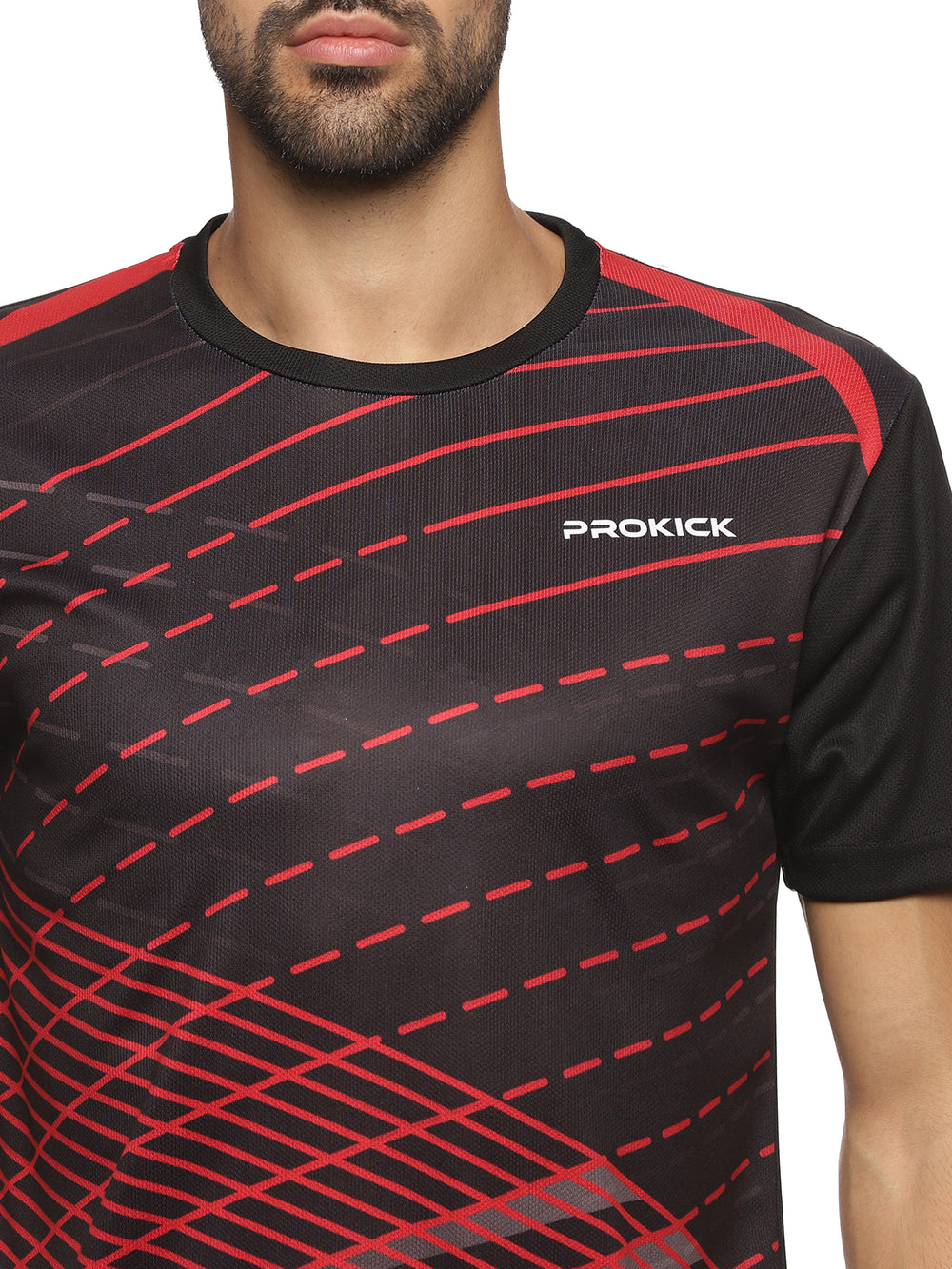 Prokick Regular Fit Round Neck Half Sleeves Tshirt for Men - Best Price online Prokicksports.com