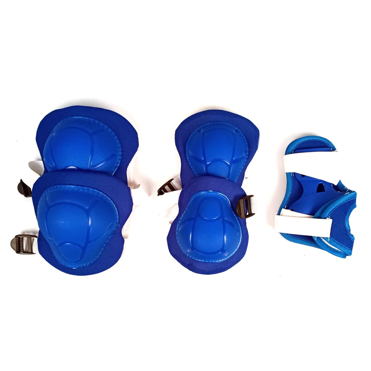 Prokick Protective Set - 2pcs knee pad, 2pcs elbow pad, 2pcs wrist pad, Blue - Best Price online Prokicksports.com