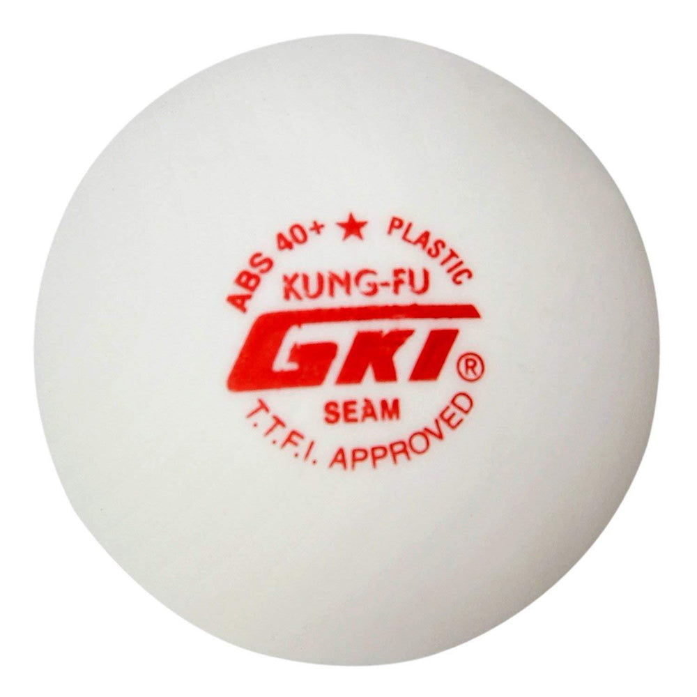 GKI KungFu Seam ABS 40+ Table Tennis Balls, Pack of 6 - Best Price online Prokicksports.com