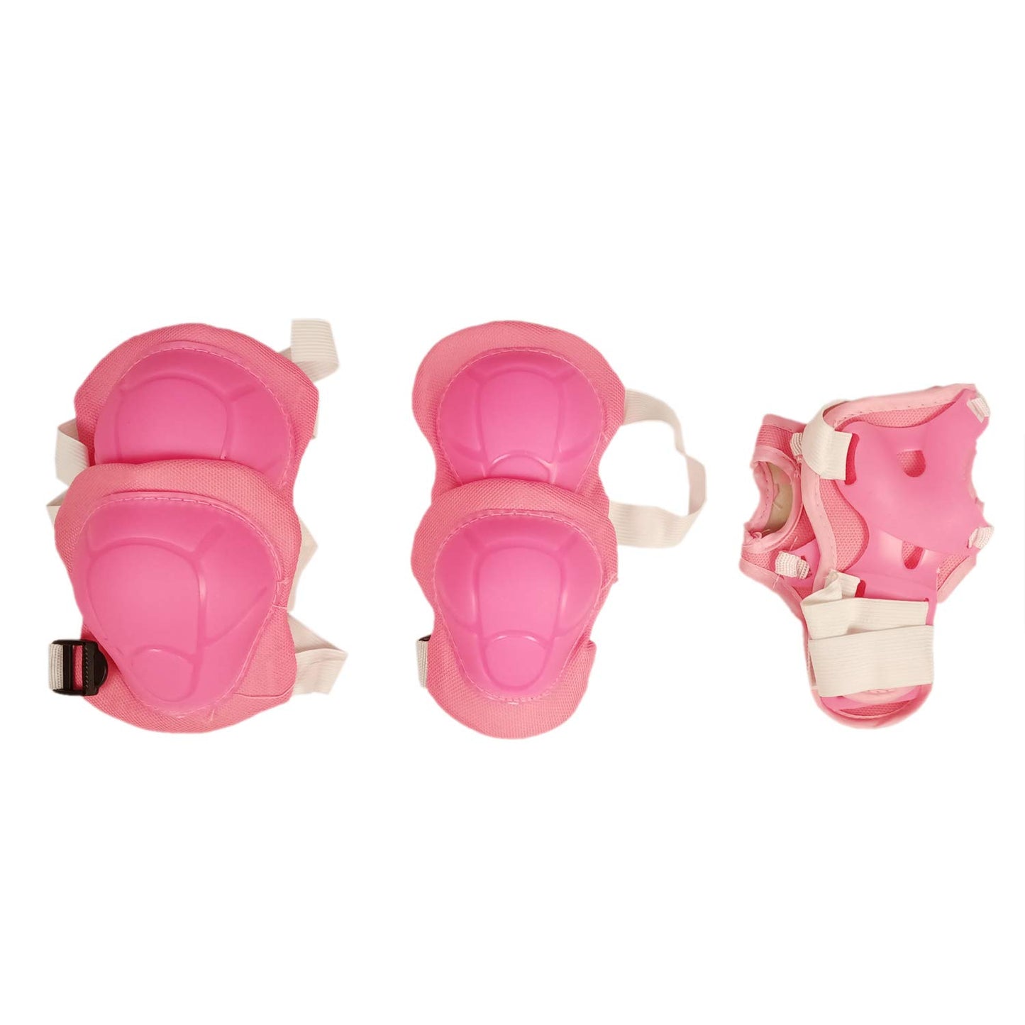 Prokick Protective Set - 2pcs knee pad, 2pcs elbow pad, 2pcs wrist pad, Pink - Best Price online Prokicksports.com