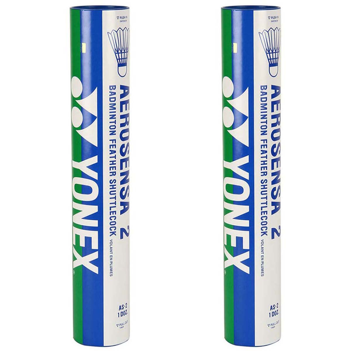 Yonex Aerosensa 2 Badminton Feather Shuttlecock (2 Cans) - Best Price online Prokicksports.com