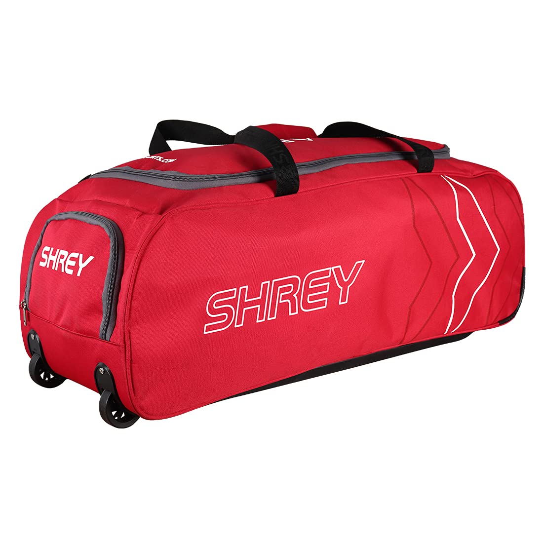 Shrey Kare Wheelie Bag Cricket Kitbag - Red - Best Price online Prokicksports.com