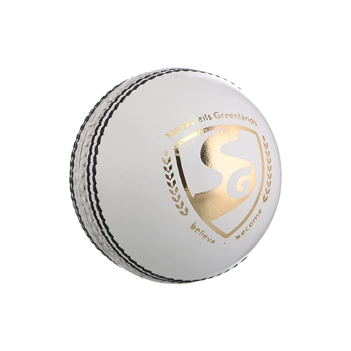 SG Shield 20 Cricket Leather Ball for Adult , White - 1PC - Best Price online Prokicksports.com