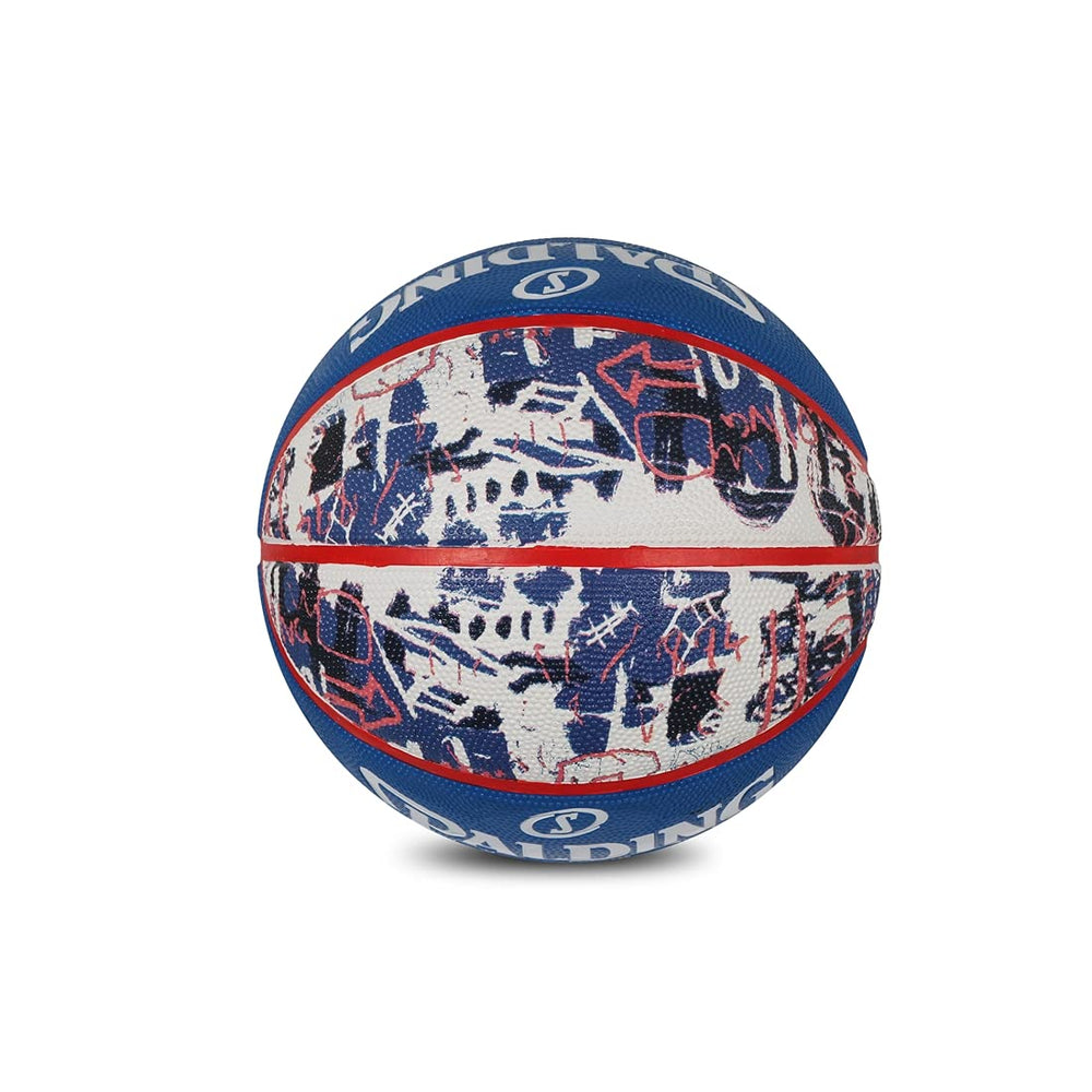 Spalding Garffiti Basketball, Blue/White/Red - Size 7 - Best Price online Prokicksports.com