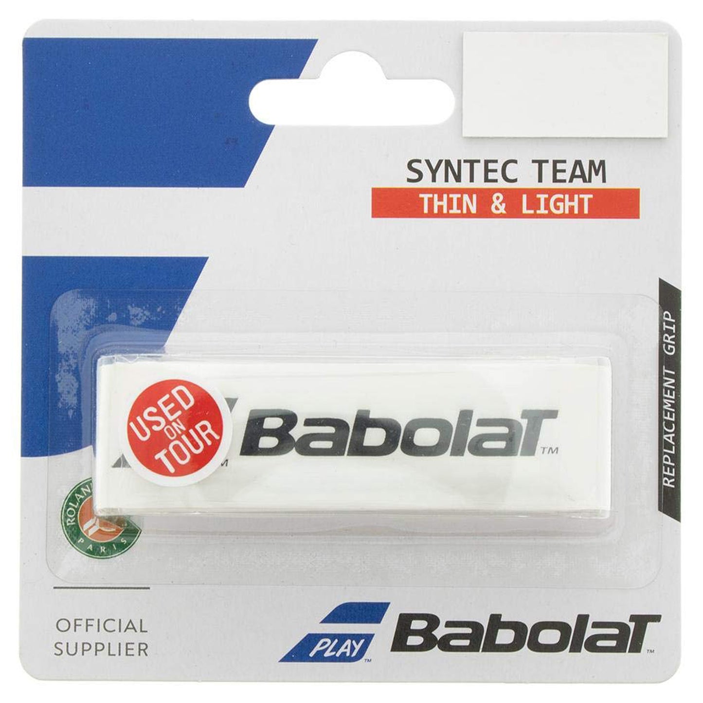 Babolat Syntec Team X1 Feel Grip, White - Best Price online Prokicksports.com