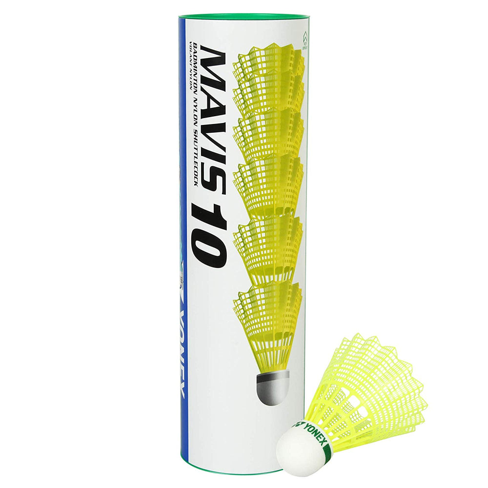 Yonex Mavis 10 Shuttle Cock (Yellow) - Green Cap - Best Price online Prokicksports.com