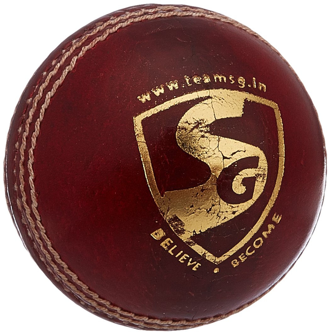 SG Bouncer Leather Ball, Pack of 6 – Red, Senior 5½ oz, Alum‑Tanned Waterproof 4‑Piece Match Balls - Best Price online Prokicksports.com