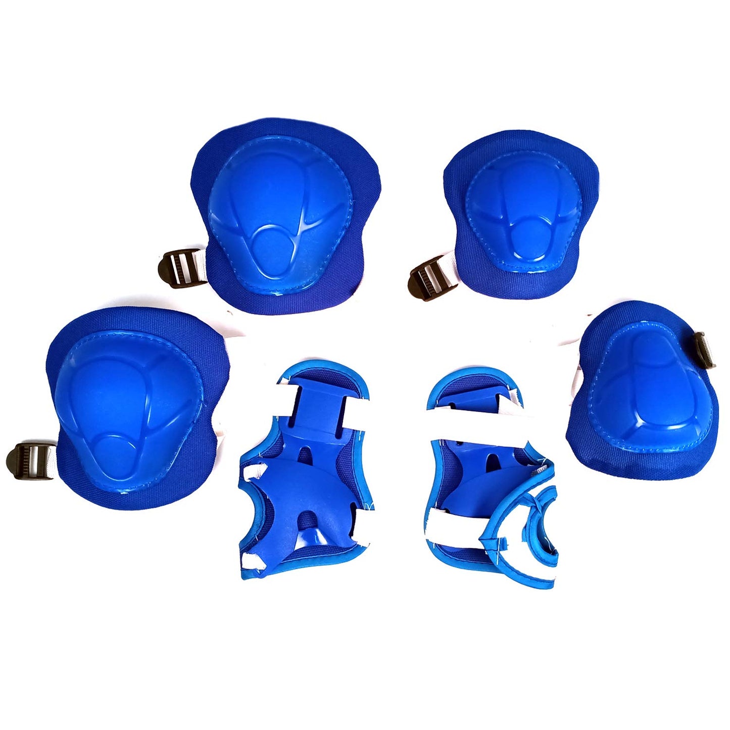 Prokick Protective Set - 2pcs knee pad, 2pcs elbow pad, 2pcs wrist pad, Blue - Best Price online Prokicksports.com
