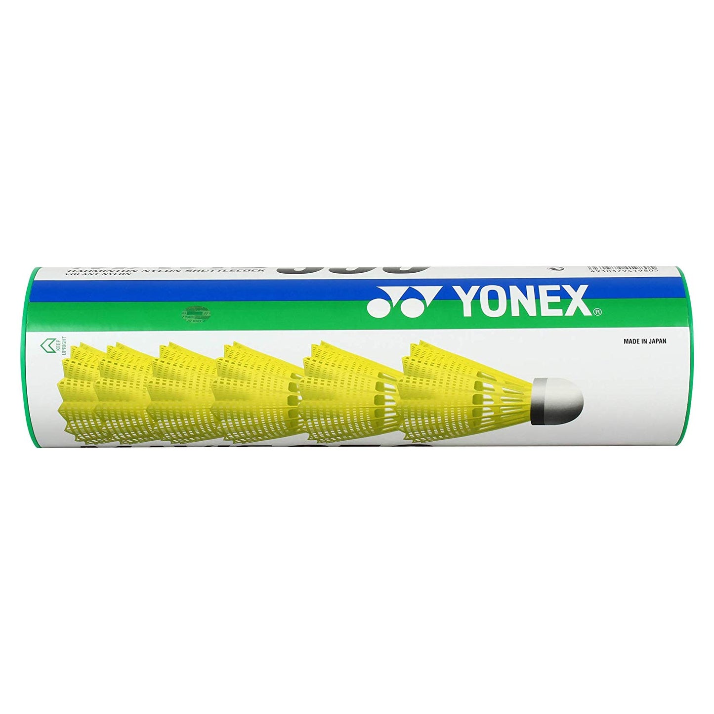 Yonex MAVIS 350 Green Cap Nylon Shuttlecock - 1 Can - Best Price online Prokicksports.com