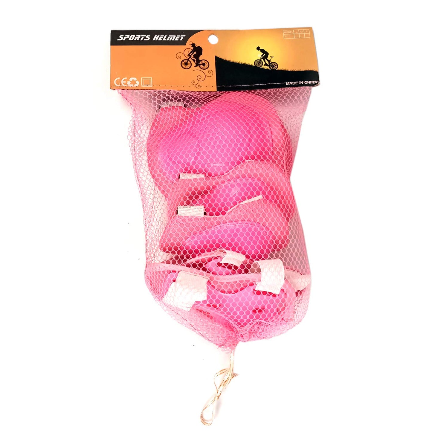 Prokick Protective Set - 2pcs knee pad, 2pcs elbow pad, 2pcs wrist pad, Pink - Best Price online Prokicksports.com