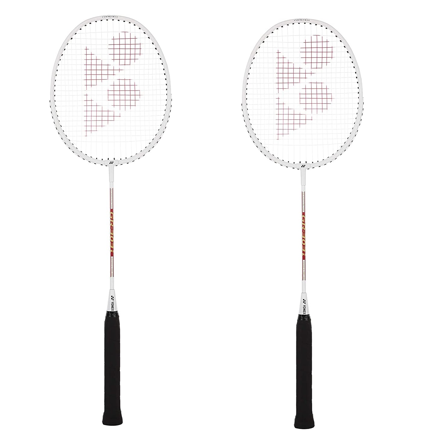 Yonex GR 303 I Badminton Rackets Set of 2 - White - Best Price online Prokicksports.com