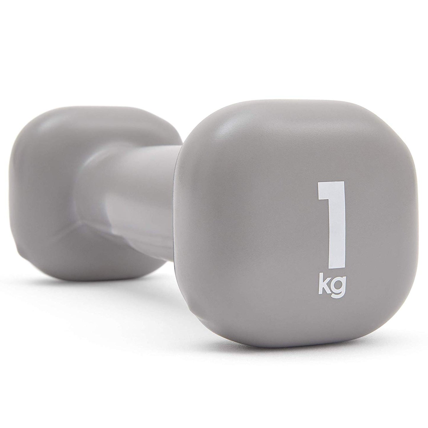 Reebok Single Dumbbell - 1 KG (Grey) - Best Price online Prokicksports.com