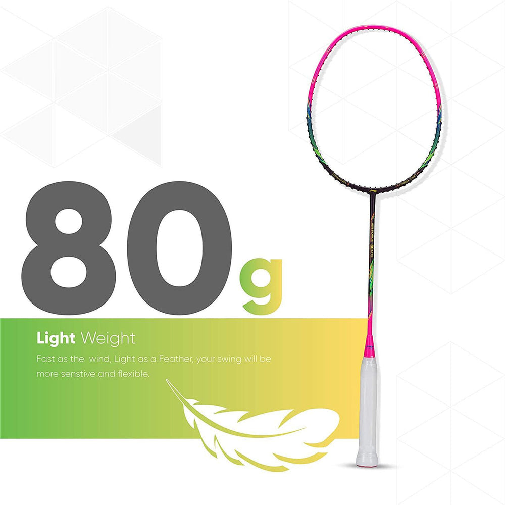 Li-Ning Air Force 80 Lite Carbon Fibre Badminton Racket - Best Price online Prokicksports.com