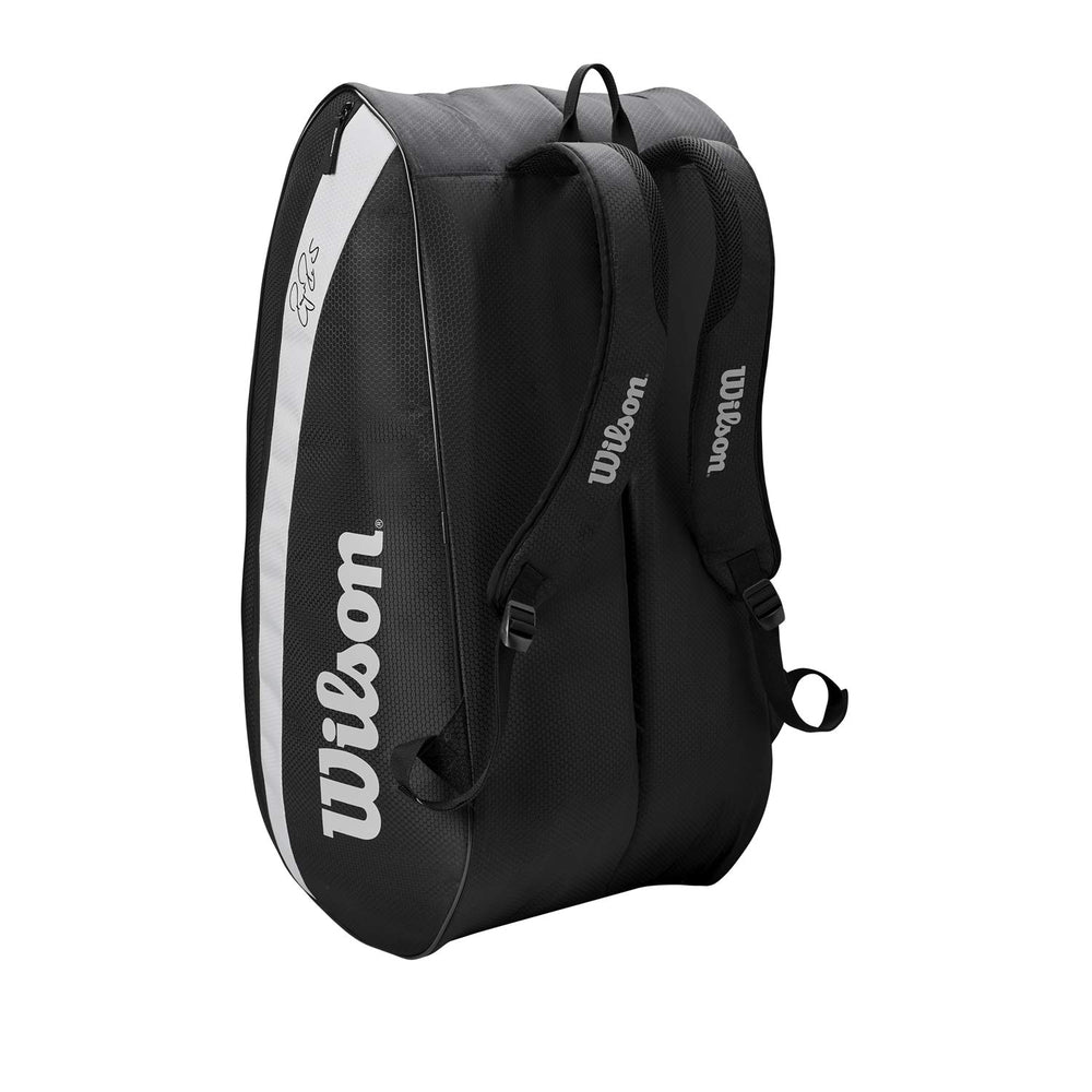 Wilson Roger Federer Team 12 Tennis Racquet Kit Bag - Best Price online Prokicksports.com