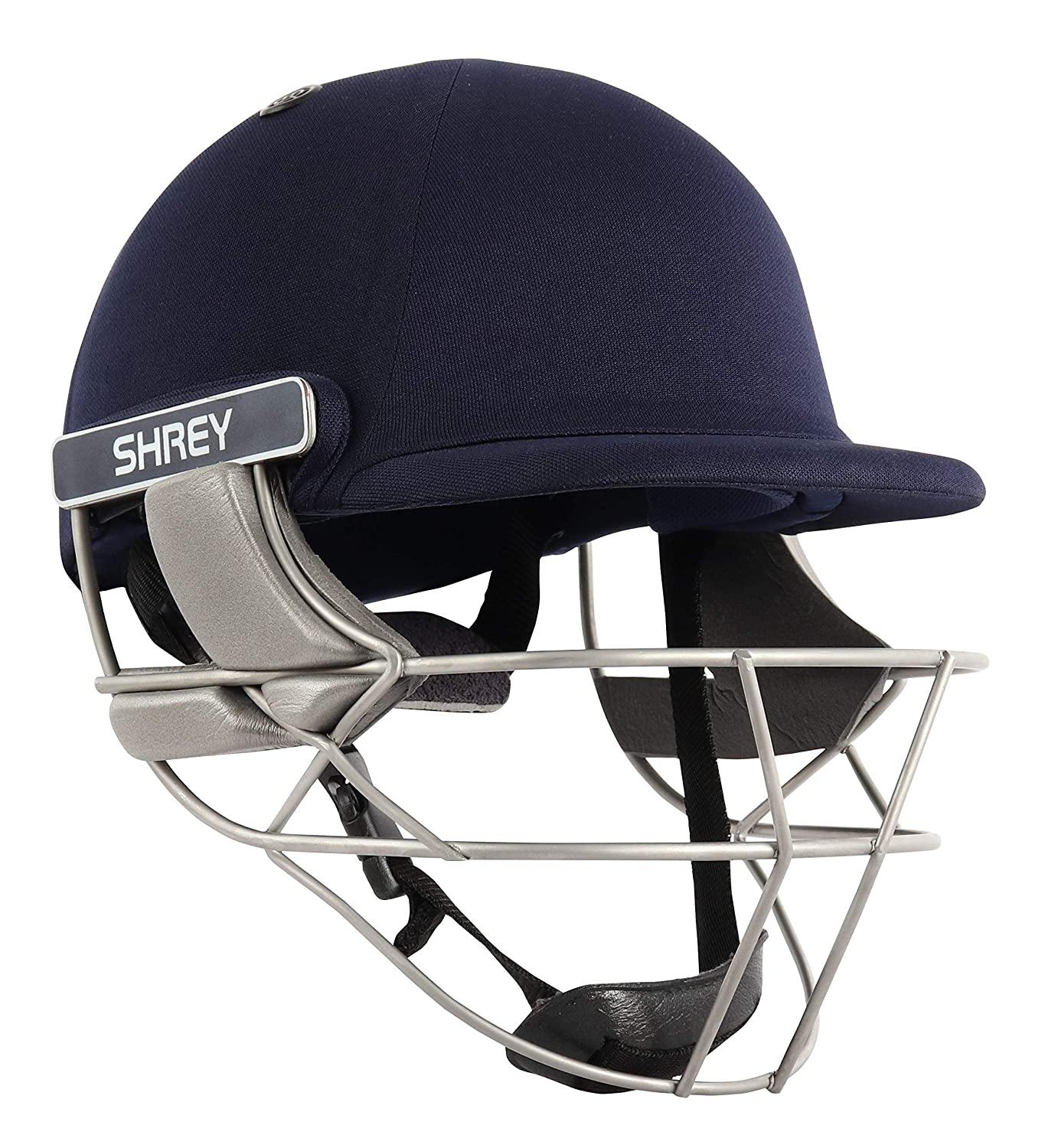 Shrey Pro Guard Air Stainless Steel Navy - Best Price online Prokicksports.com