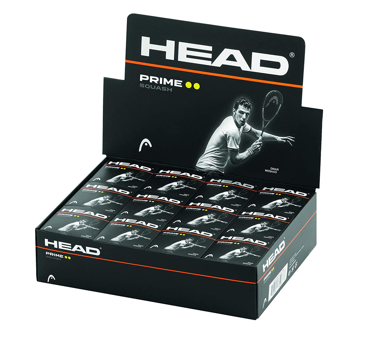 HEAD Prime Double Dot Squash Ball - Best Price online Prokicksports.com