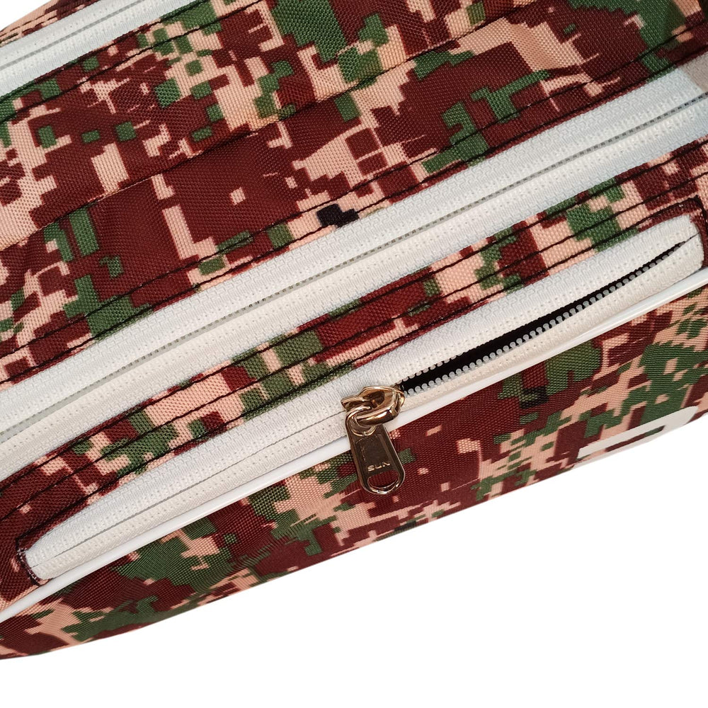 Prokick Badminton Kitbag with Double Zipper Compartment - Brown Camo Fusion - Best Price online Prokicksports.com