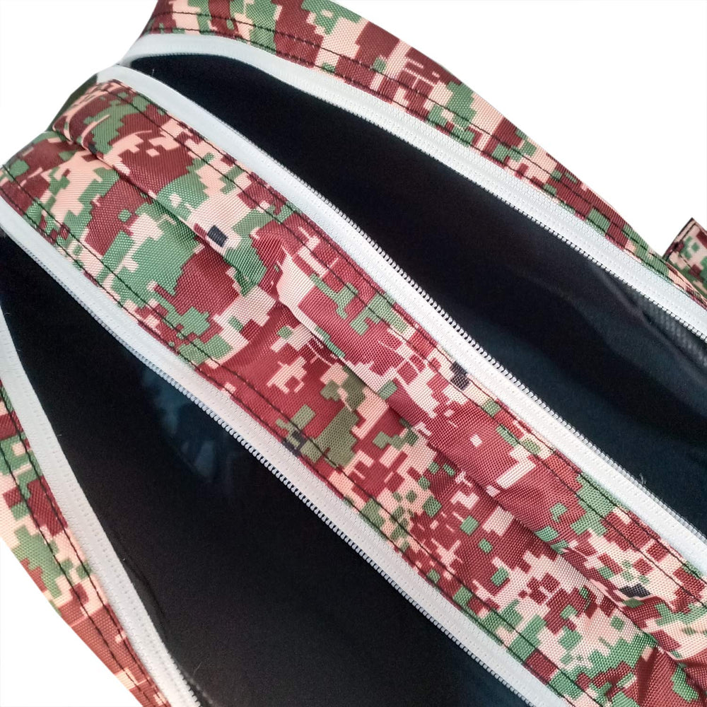 Prokick Badminton Kitbag with Double Zipper Compartment - Brown Camo Fusion - Best Price online Prokicksports.com