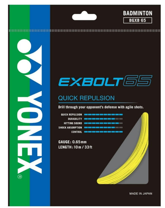 Yonex Exbolt 65 Badminton String - Best Price online Prokicksports.com