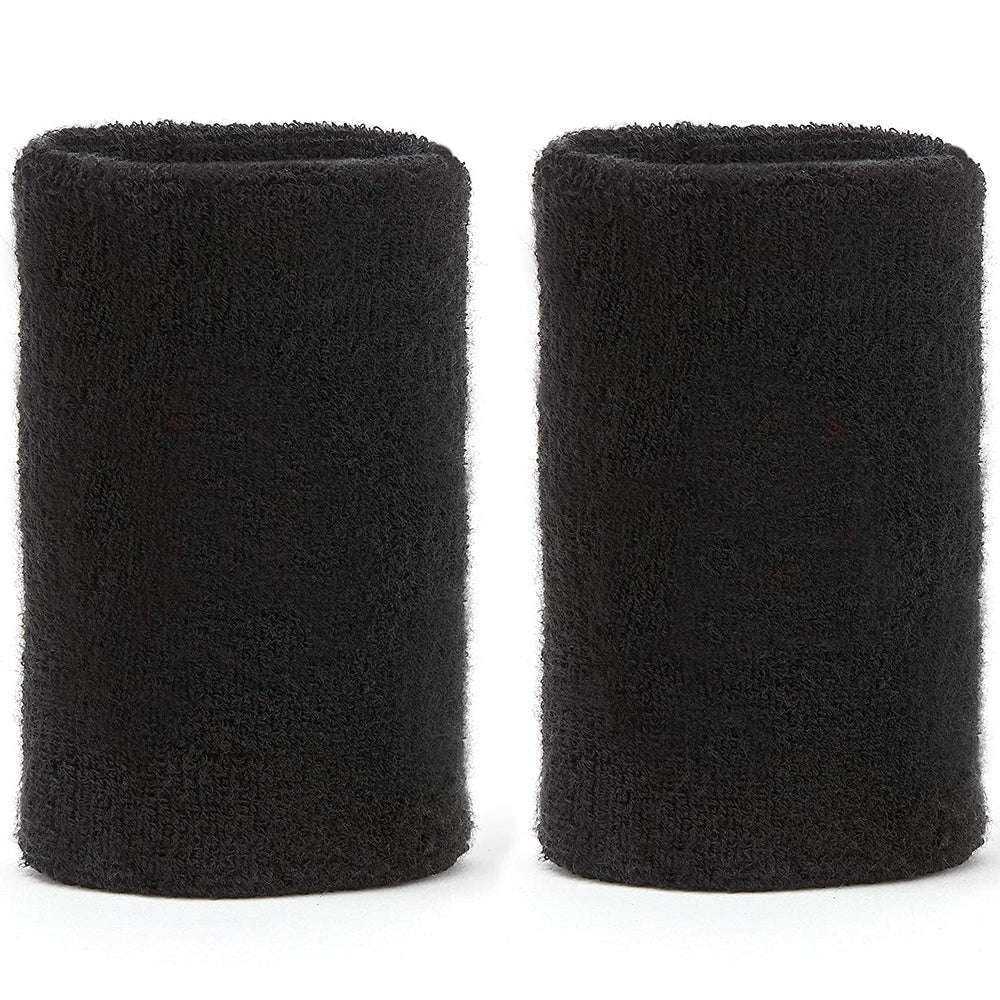 Reebok Sports Wristband, Long - Black - Best Price online Prokicksports.com