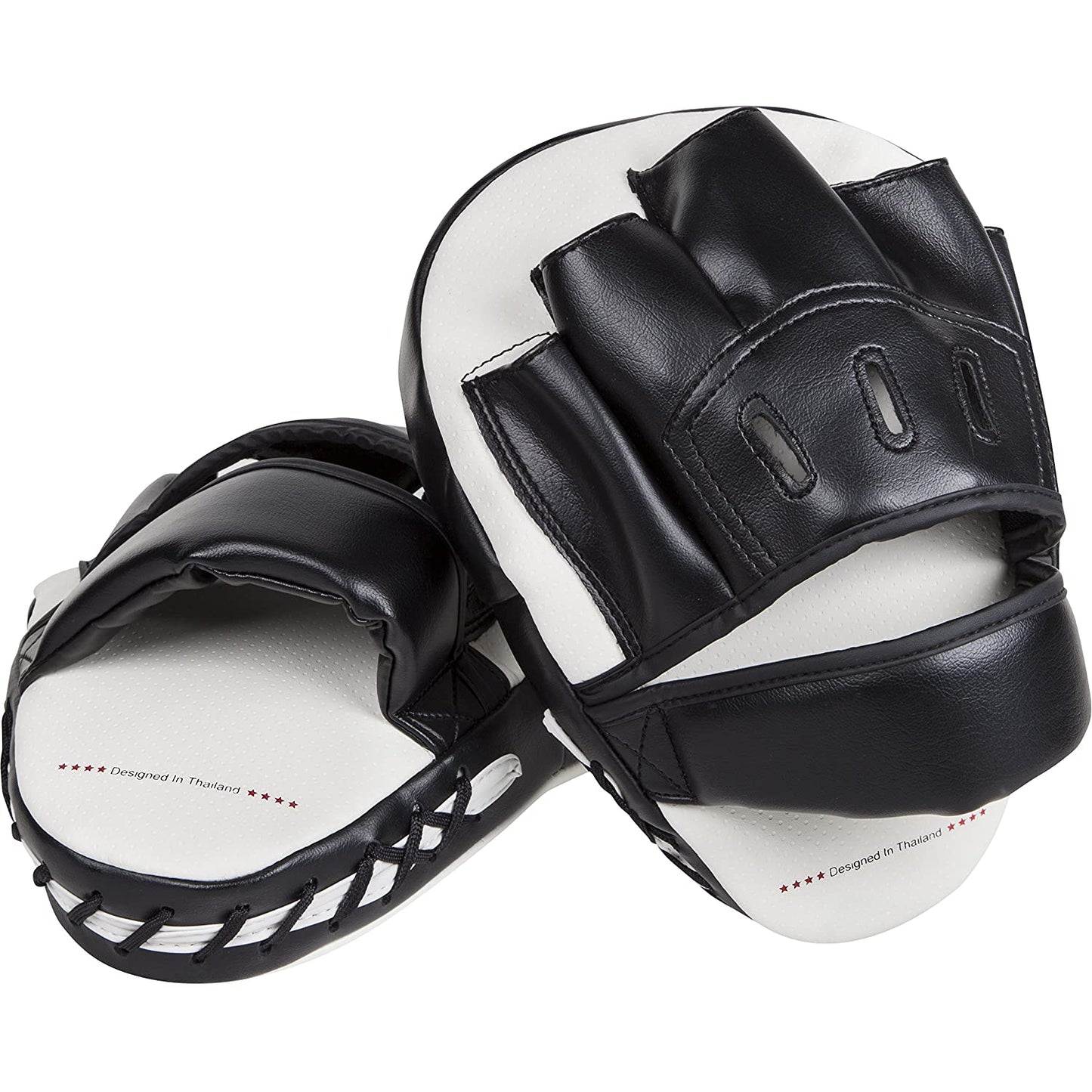 Venum Light Focus Mitts (Pair) - White/Black - Best Price online Prokicksports.com