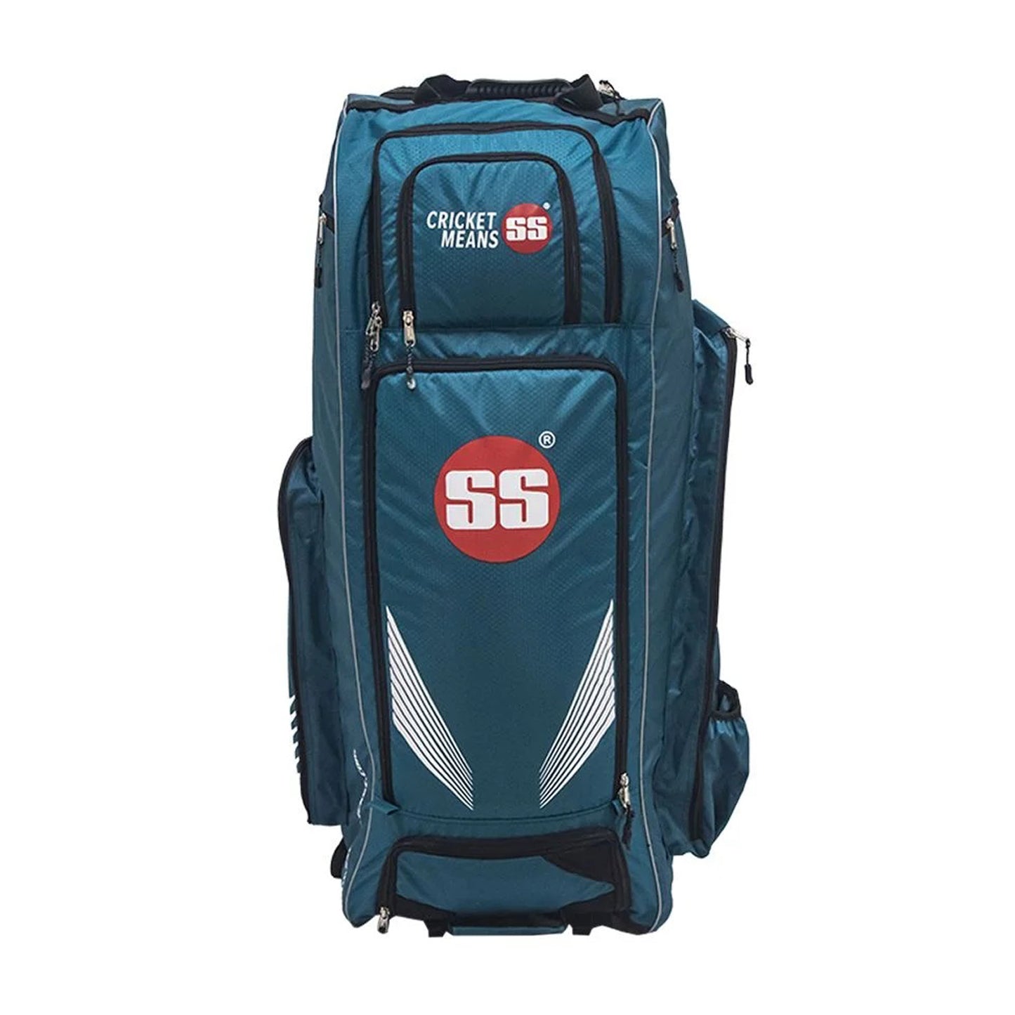 SS VA900 Duffle Cricket Kit Bag (Size-39" X 16" X 15") , Black/Cyan - Best Price online Prokicksports.com