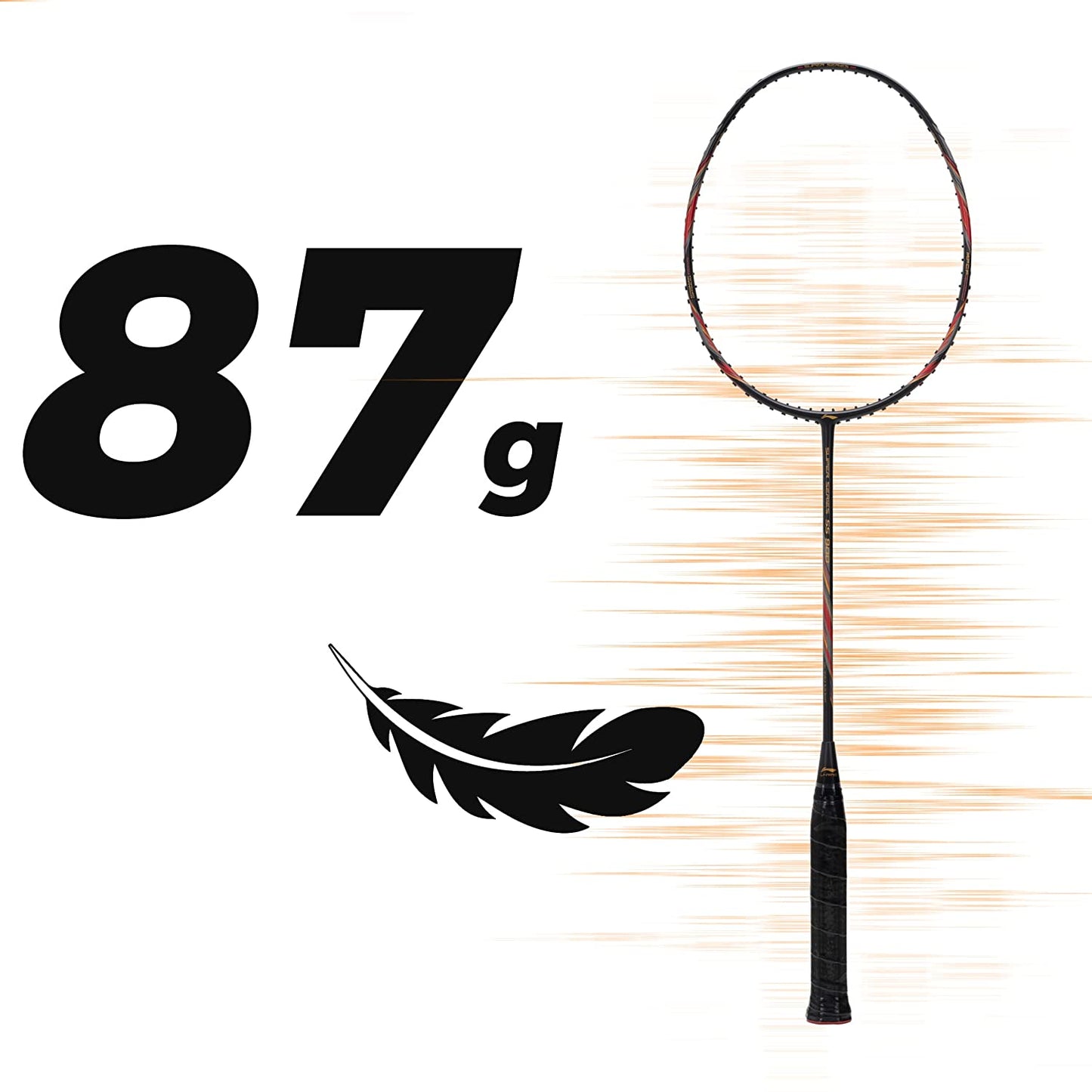 Li-Ning Super Series SS900 Strung Badminton Racquet - Black/Red - Best Price online Prokicksports.com