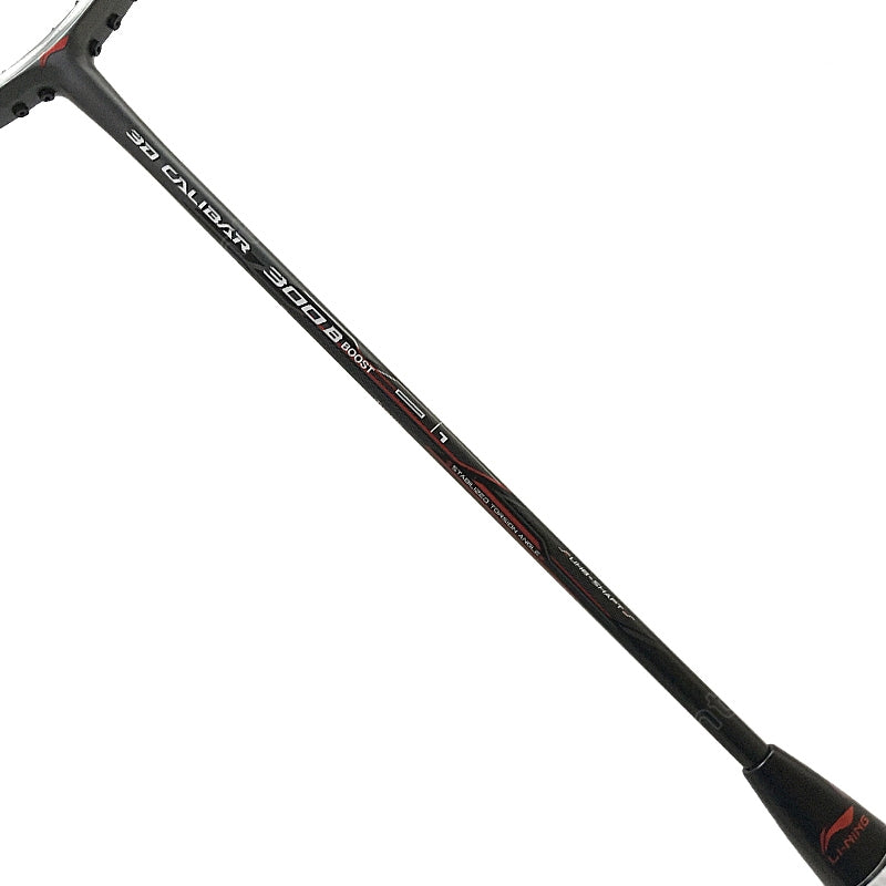 Li-Ning 3D Calibar 300B Badminton Racquet, Dark Grey/Red - Best Price online Prokicksports.com