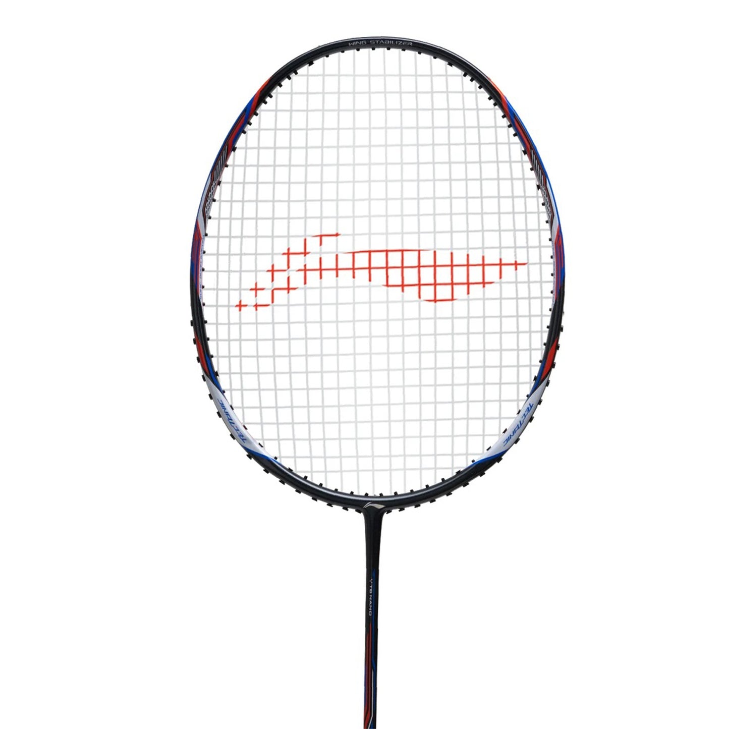 Li-Ning Tectonic 3 R-Series Strung Badminton Racket, Charcoal/Blue/Orange (4UIG6) - Best Price online Prokicksports.com