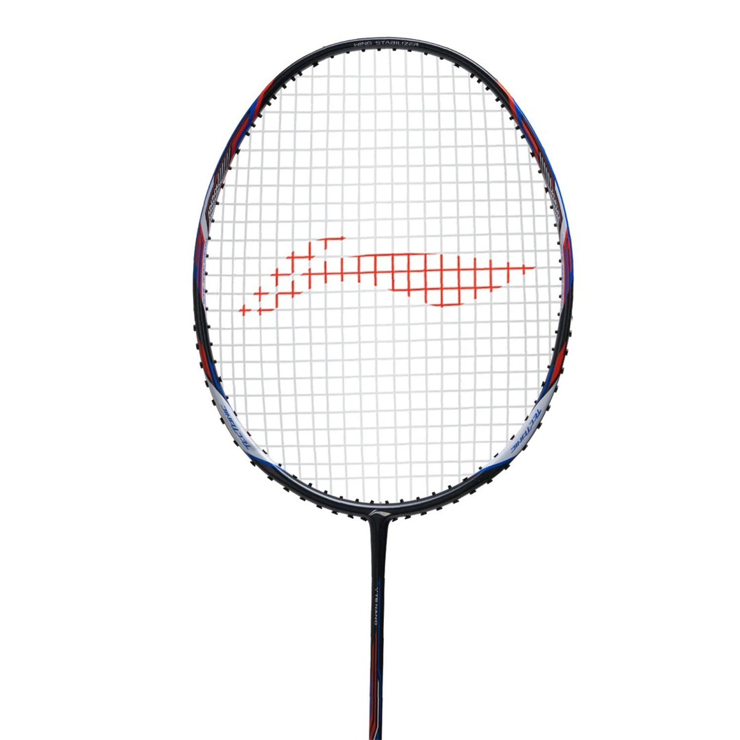 Li-Ning Tectonic 3 R-Series Strung Badminton Racket, Charcoal/Blue/Orange (4UIG6) - Best Price online Prokicksports.com