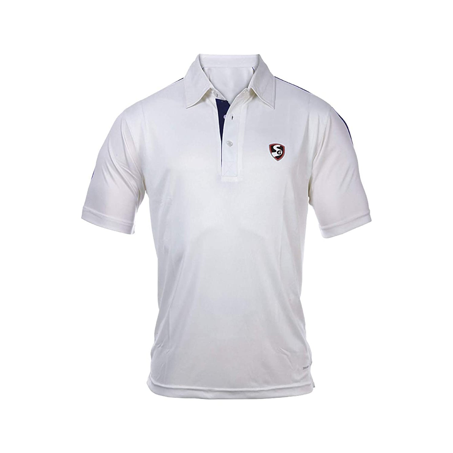 cricket half sleeves, cricket short sleeves, Cricket shirt, white