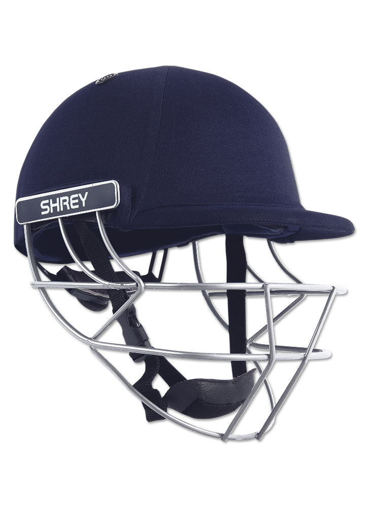 Shrey Classic Steel Cricket Helmet, Navy - Best Price online Prokicksports.com