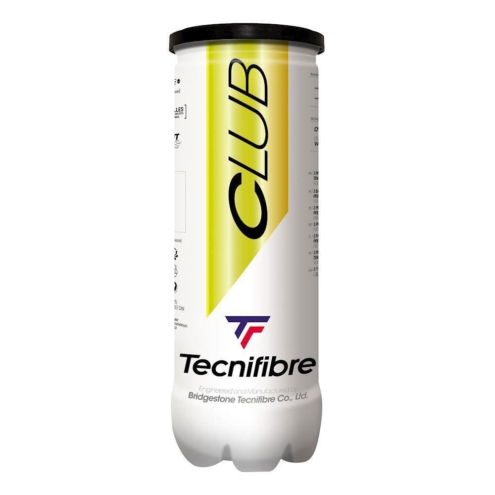 Tecnifibre Club Tennis Balls Can (1 Can) - Best Price online Prokicksports.com