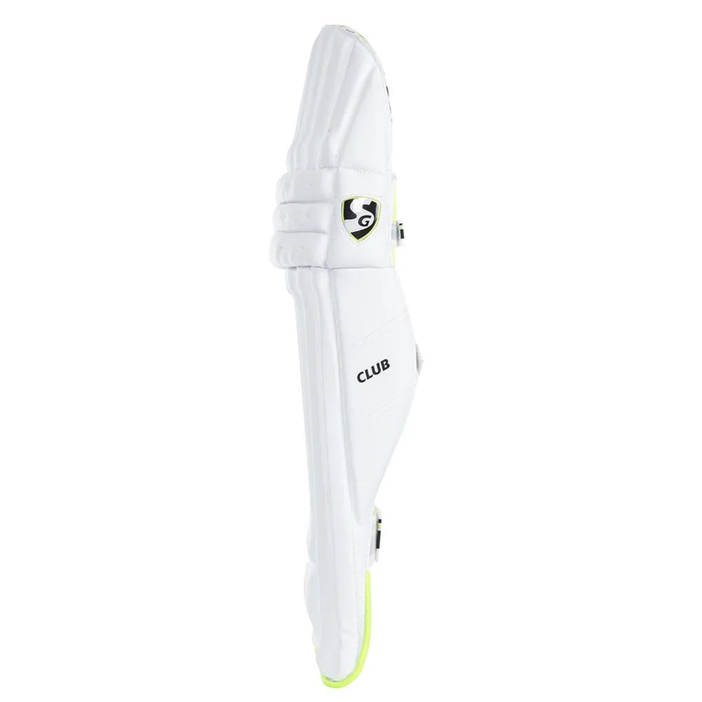 SG Club Left Hand Batting Legguard, White - Best Price online Prokicksports.com