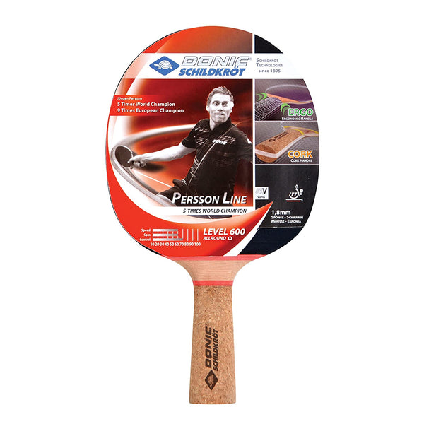 Donic Persson 600 Table Tennis Bat with Cover