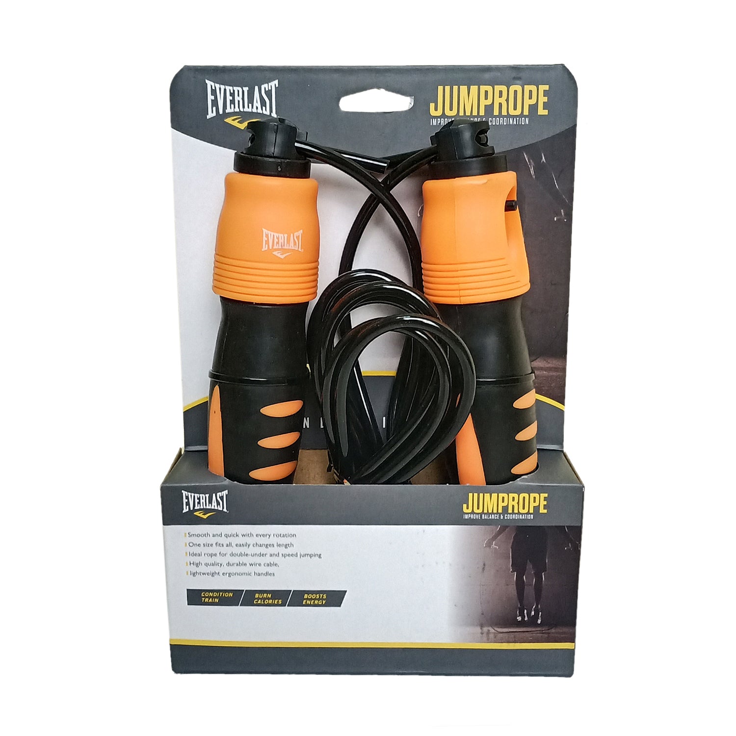 Everlast 11ft. Cable Jump Rope - Lightweight, Durable, Portable