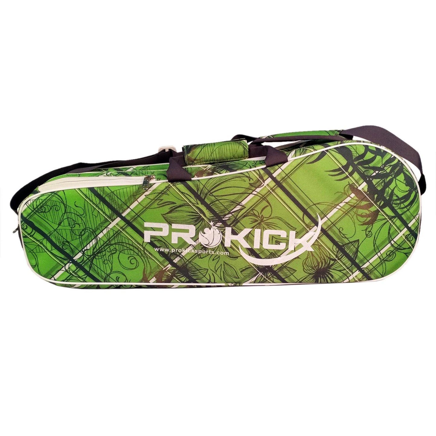 Prokick Badminton Kitbag with Double Zipper Compartments - Green Graffiti - Best Price online Prokicksports.com