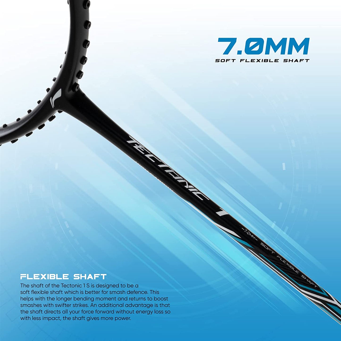 Li-Ning Tectonic 1 Badminton Racket - Best Price online Prokicksports.com