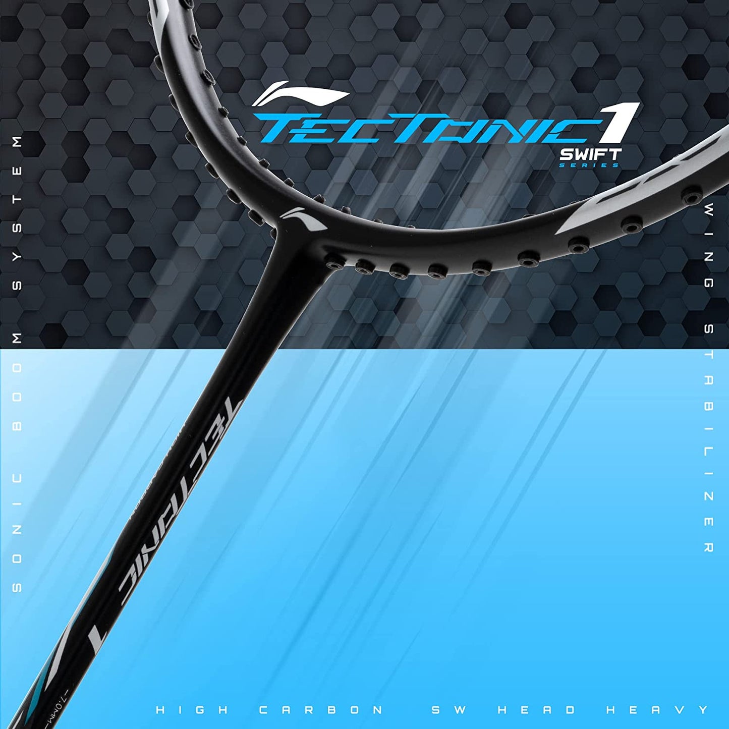 Li-Ning Tectonic 1 Badminton Racket - Best Price online Prokicksports.com