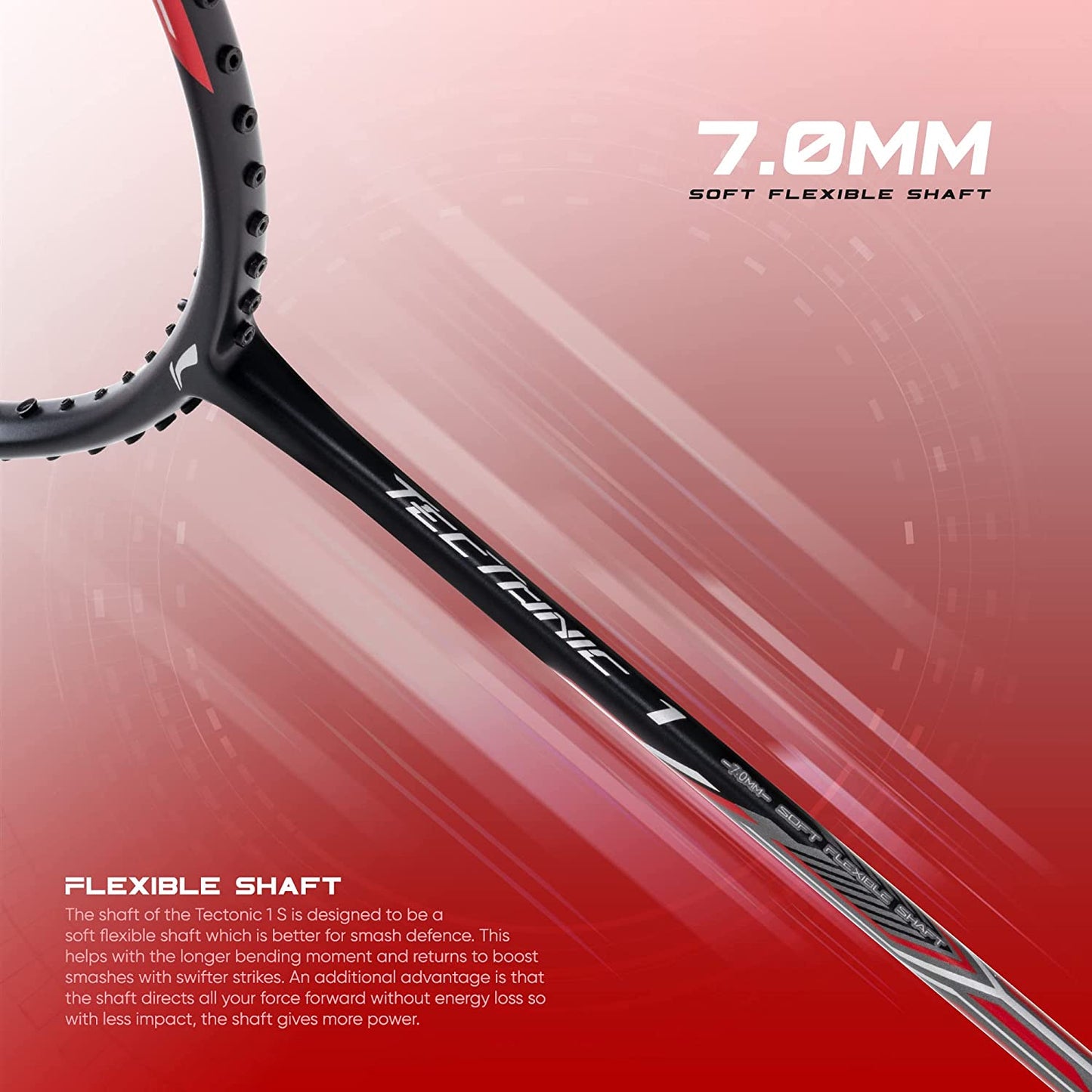 Li-Ning Tectonic 1 Badminton Racket - Best Price online Prokicksports.com