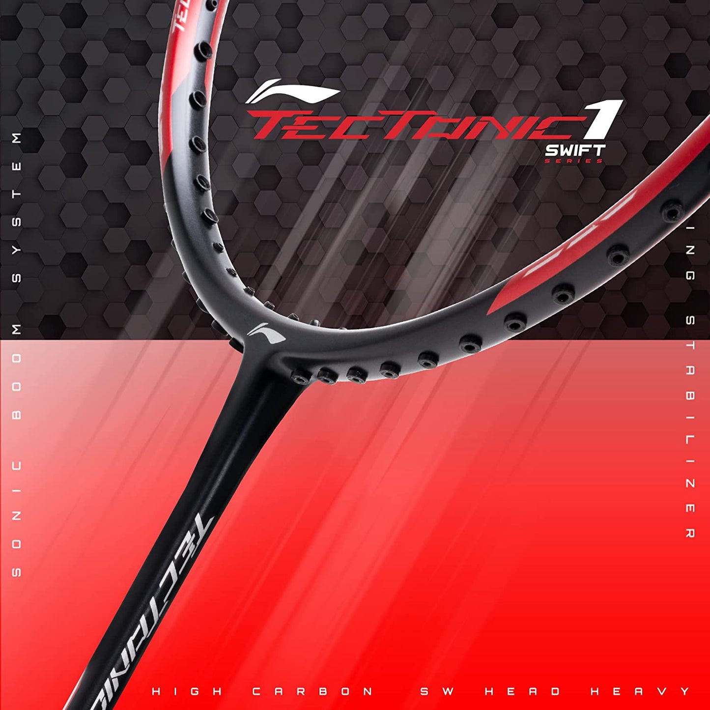 Li-Ning Tectonic 1 Badminton Racket - Best Price online Prokicksports.com