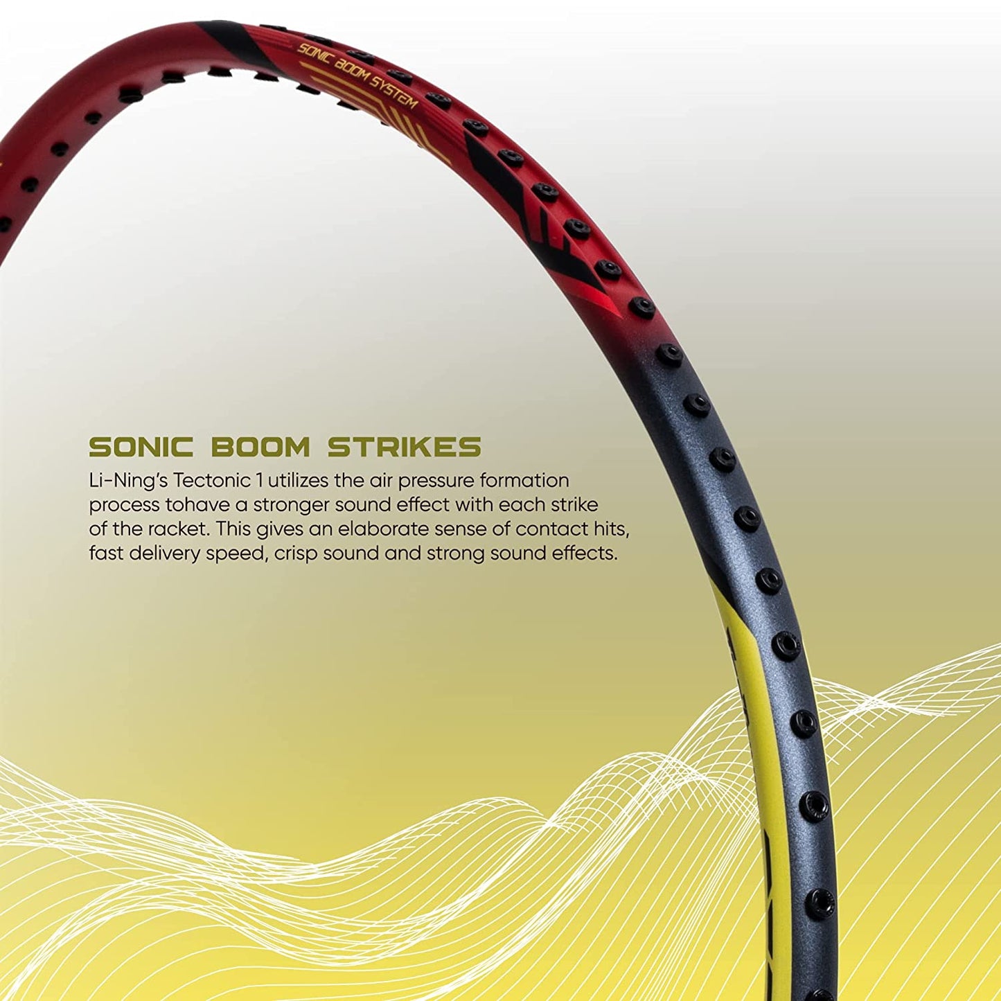 Li-Ning Tectonic 1 Badminton Racket - Best Price online Prokicksports.com