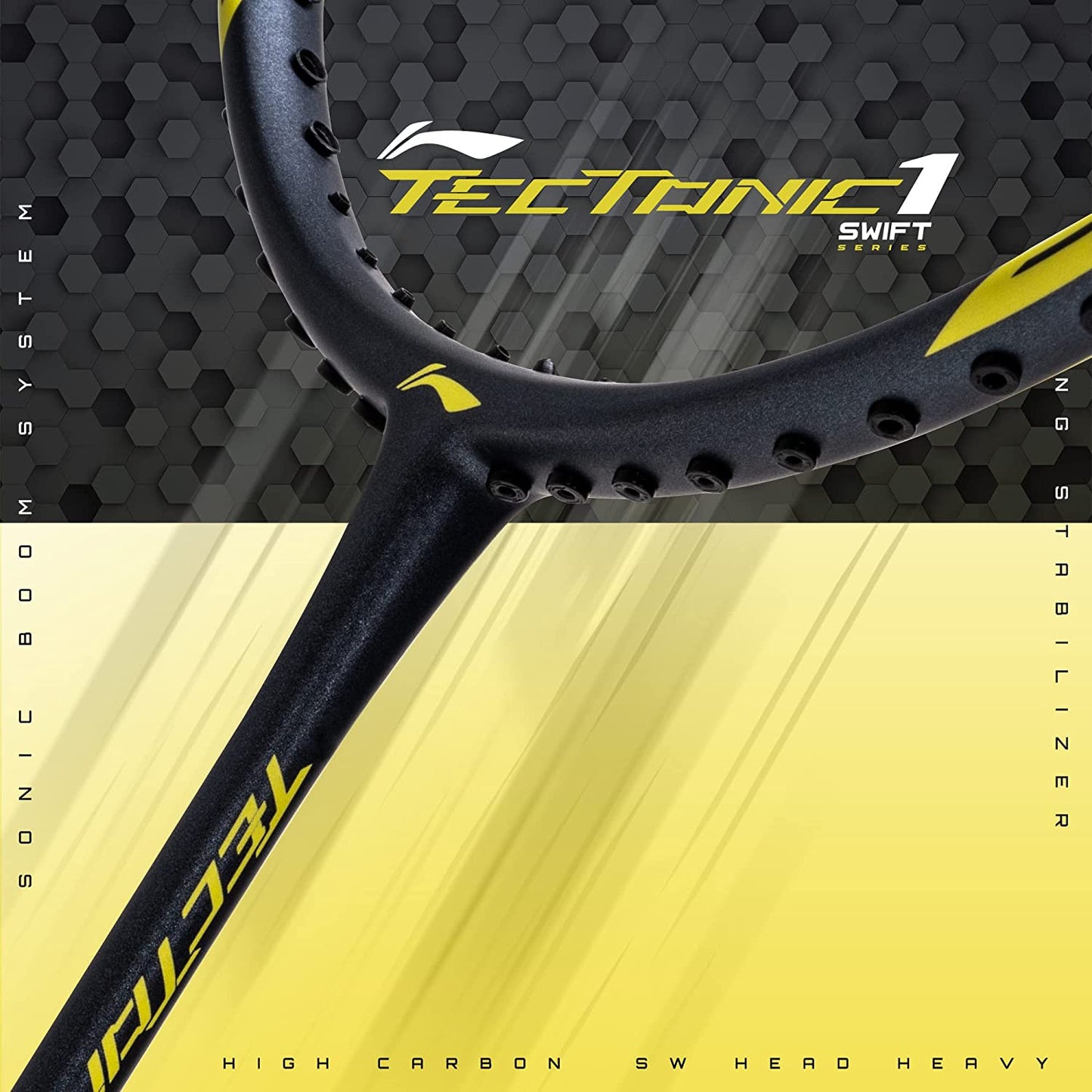 Li-Ning Tectonic 1 Badminton Racket - Best Price online Prokicksports.com