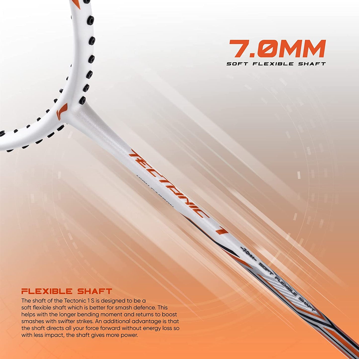 Li-Ning Tectonic 1 Badminton Racket - Best Price online Prokicksports.com